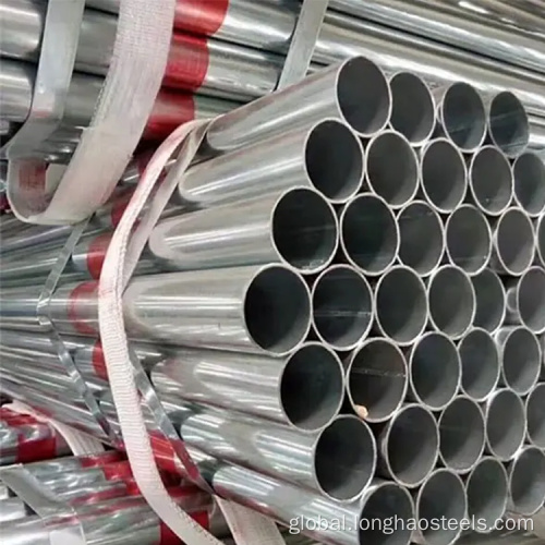  Galvanzied Steel Tube  Round Pipe Hot Dipped Galvanized Steel tubes Pipe Factory